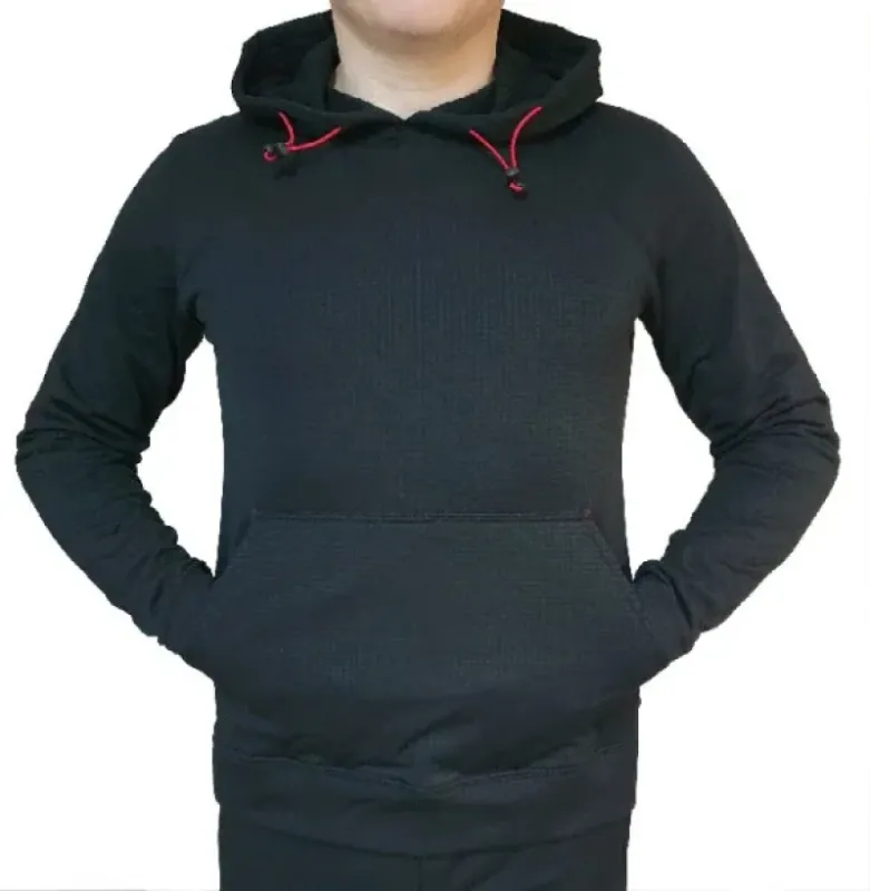 Terramar Куртка с капюшоном без молнии  Black (XXL)