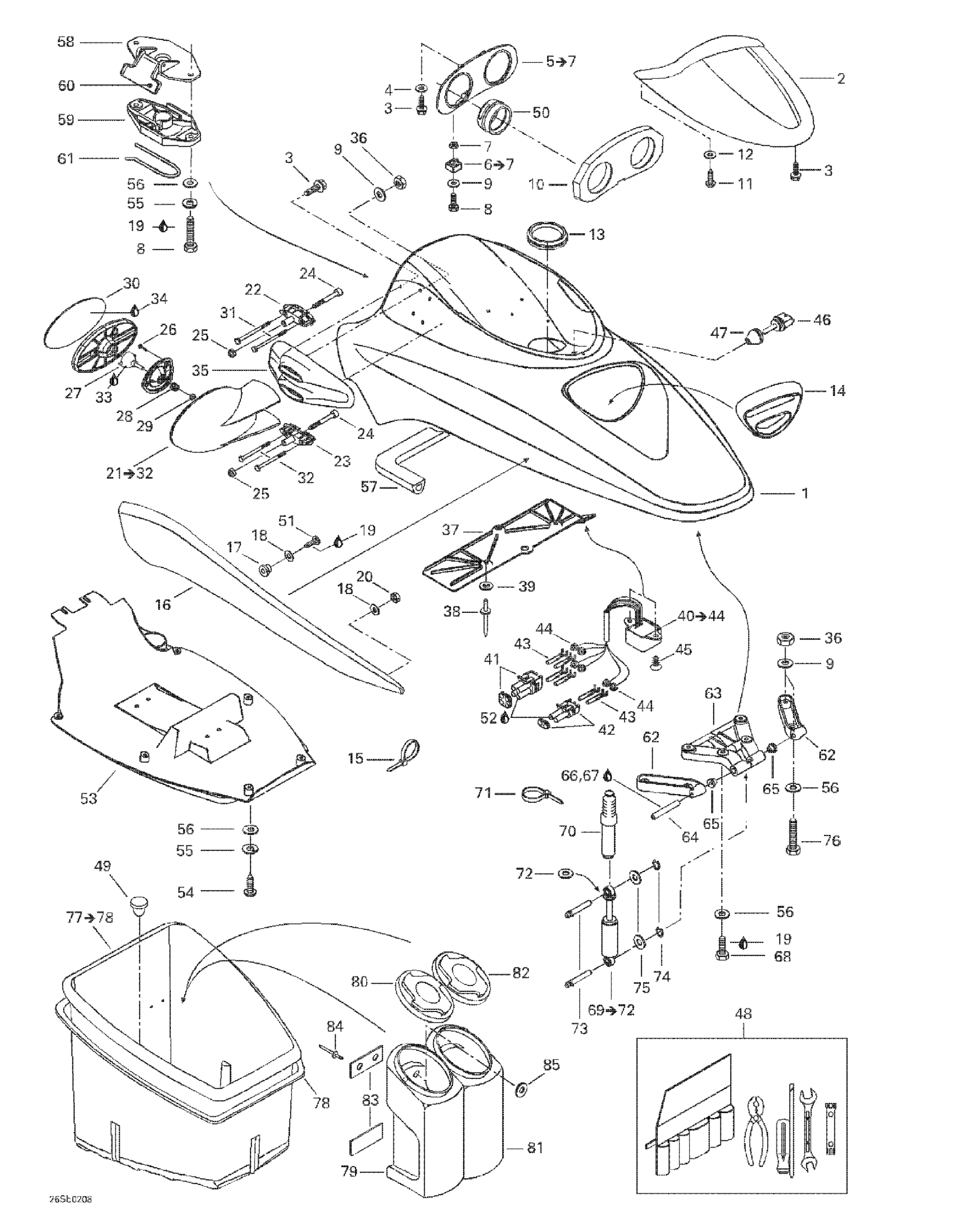 Front Storage Compartment