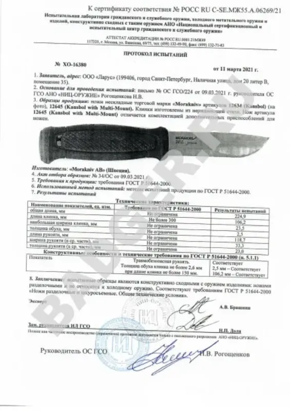Нож Morakniv Kansbol Multi-Mount