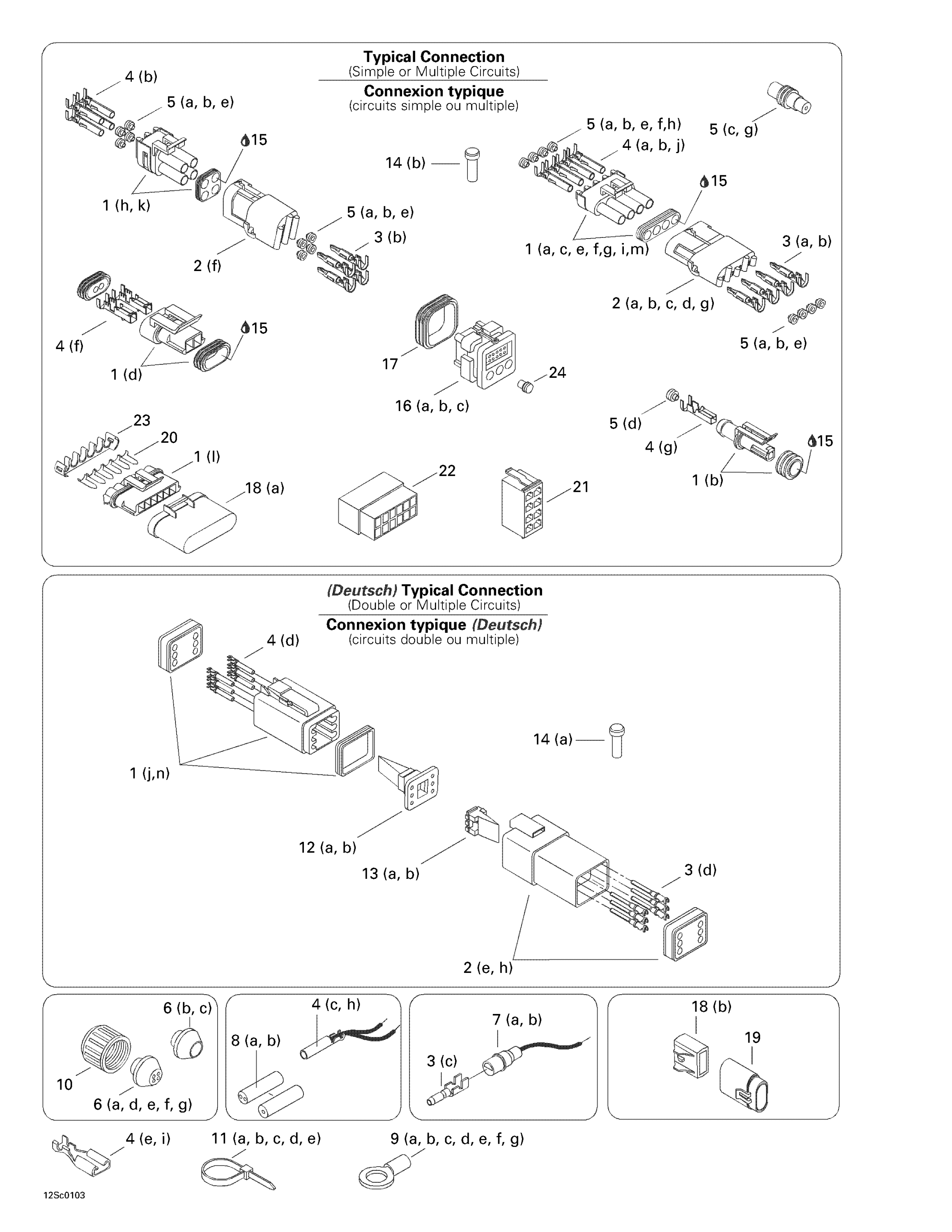 Typical электрооборудование Connections