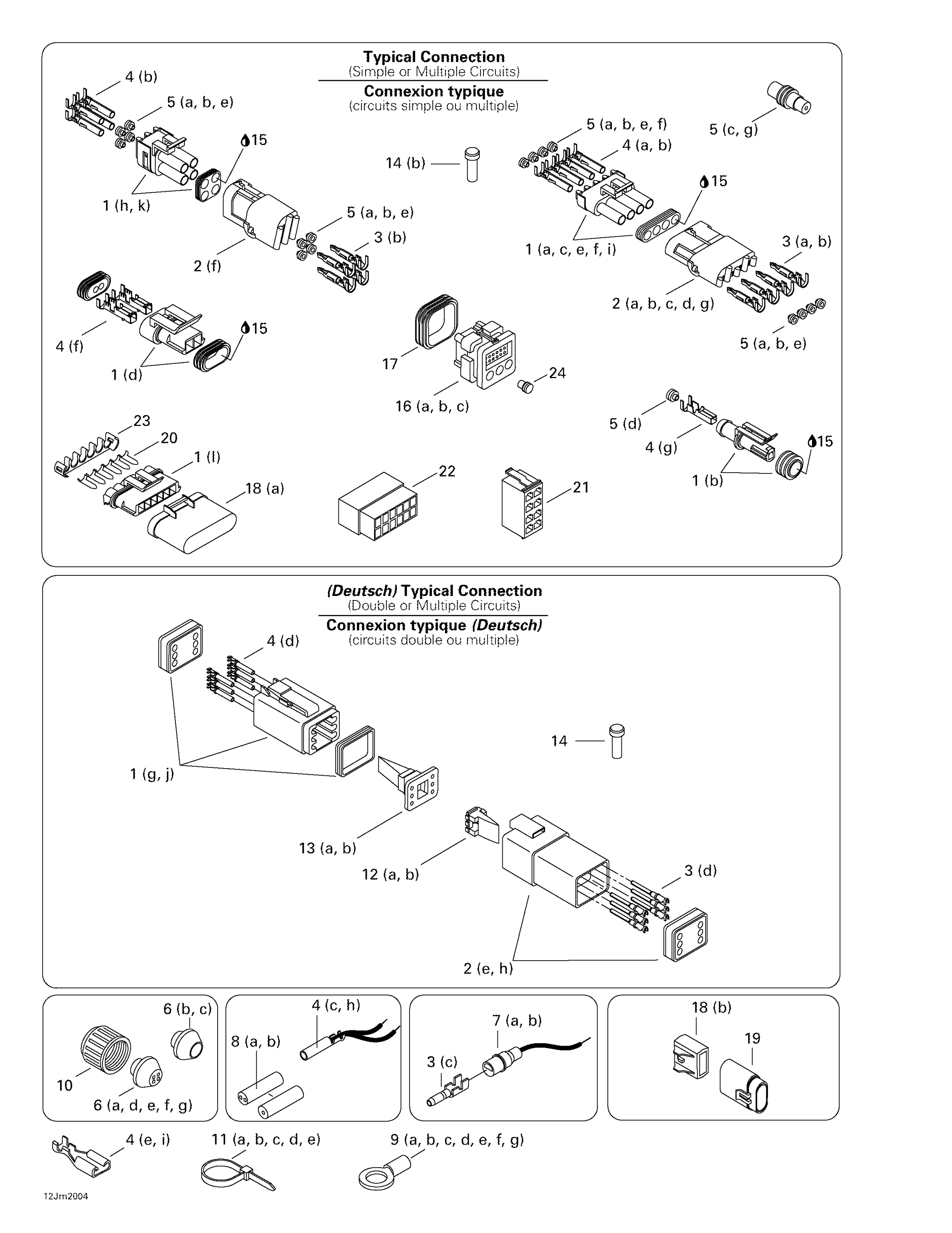 Typical электрооборудование Connections