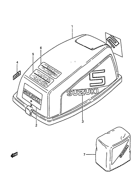 Крышка двигателя