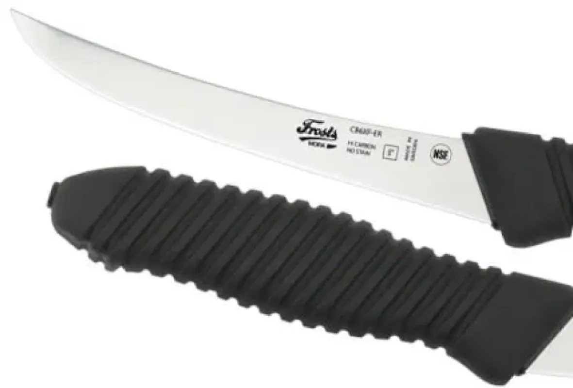 Mora Нож Curved Boning, ребристый, Extra-Flex