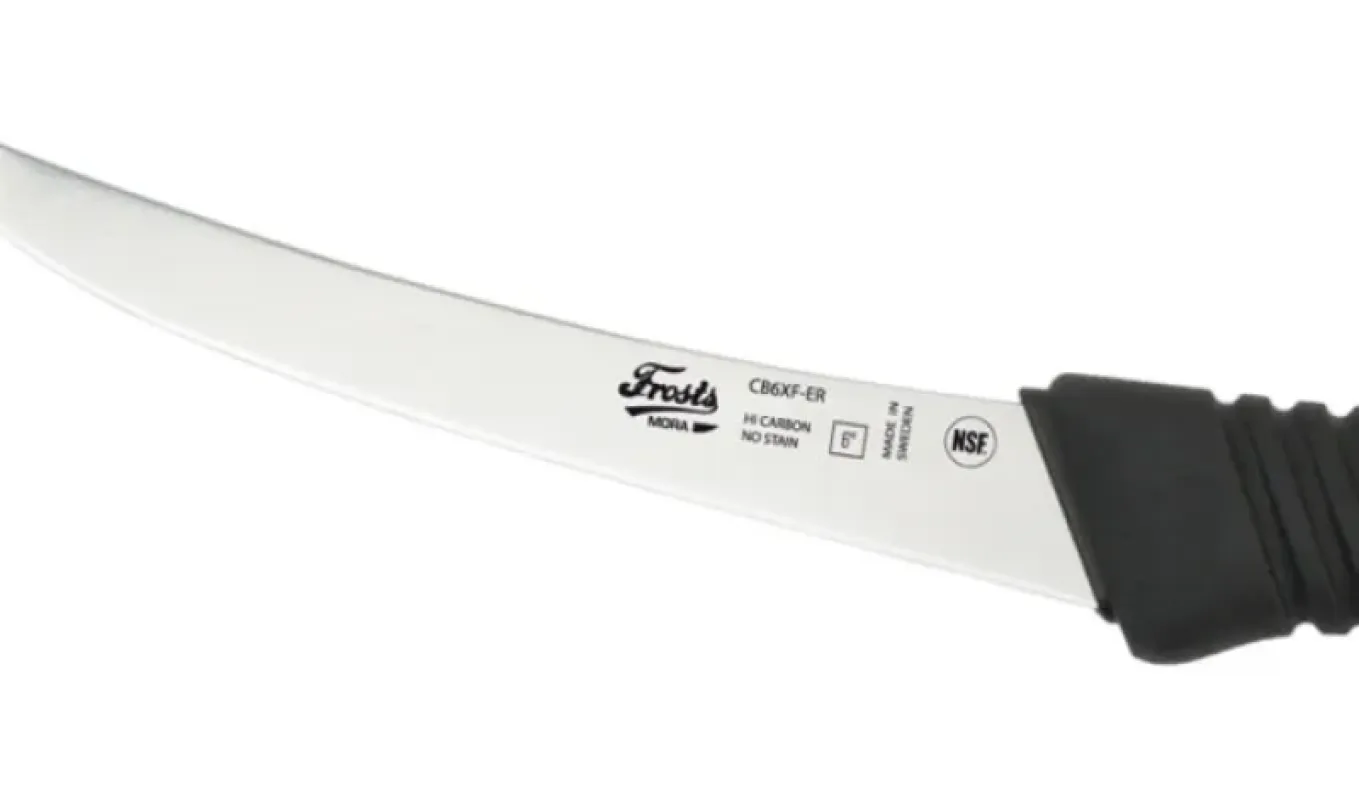 Mora Нож Curved Boning, ребристый, Extra-Flex