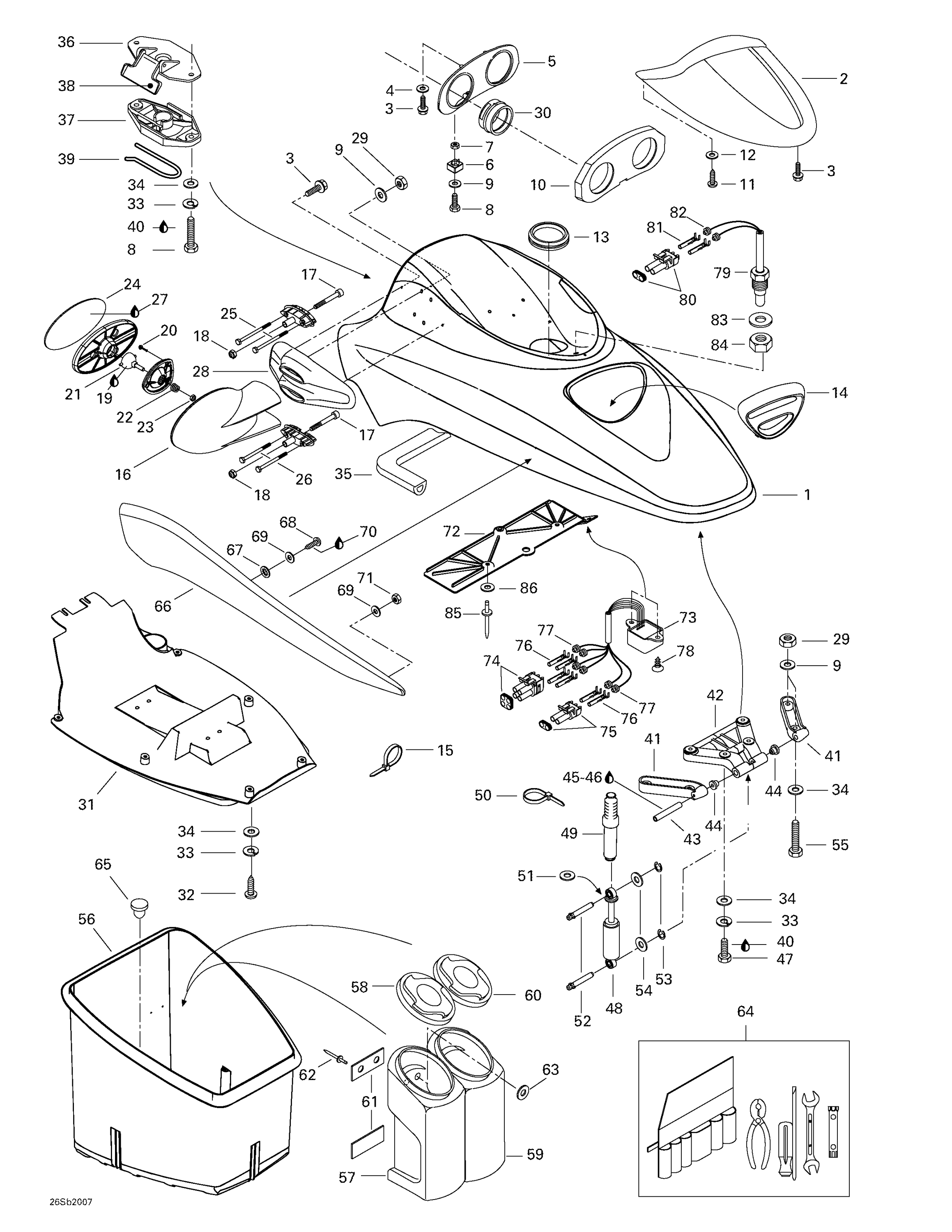 Front Storage Compartment