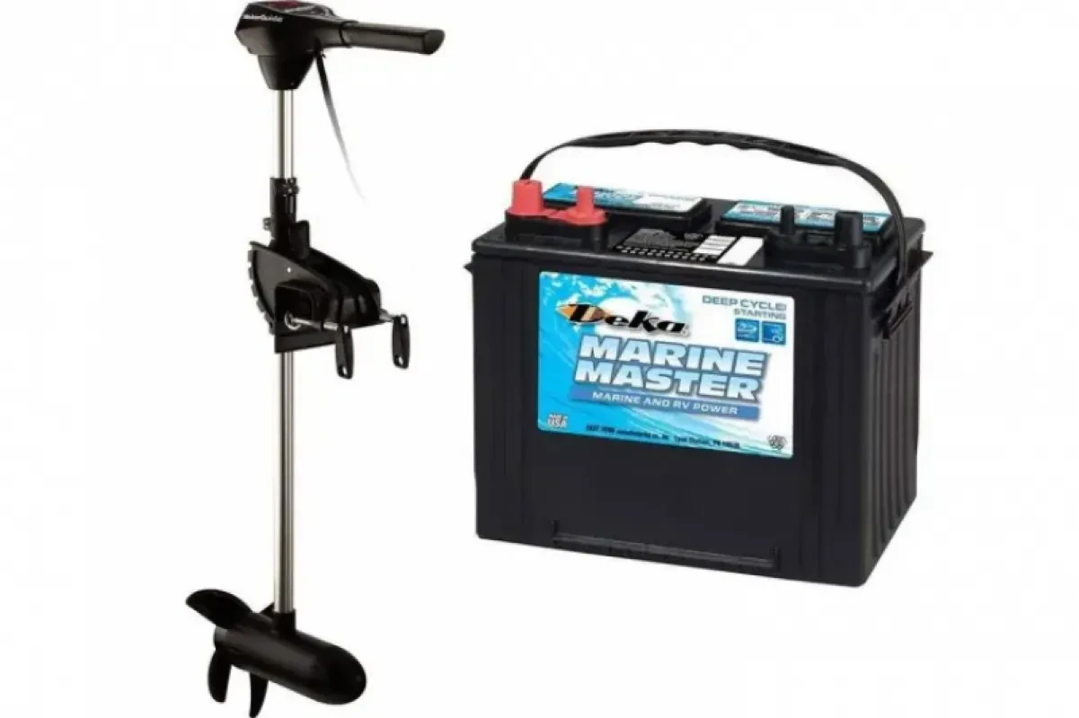 Электромотор MotorGuide R3-55 HT36 + Marine Master DP27 (105 А/ч)