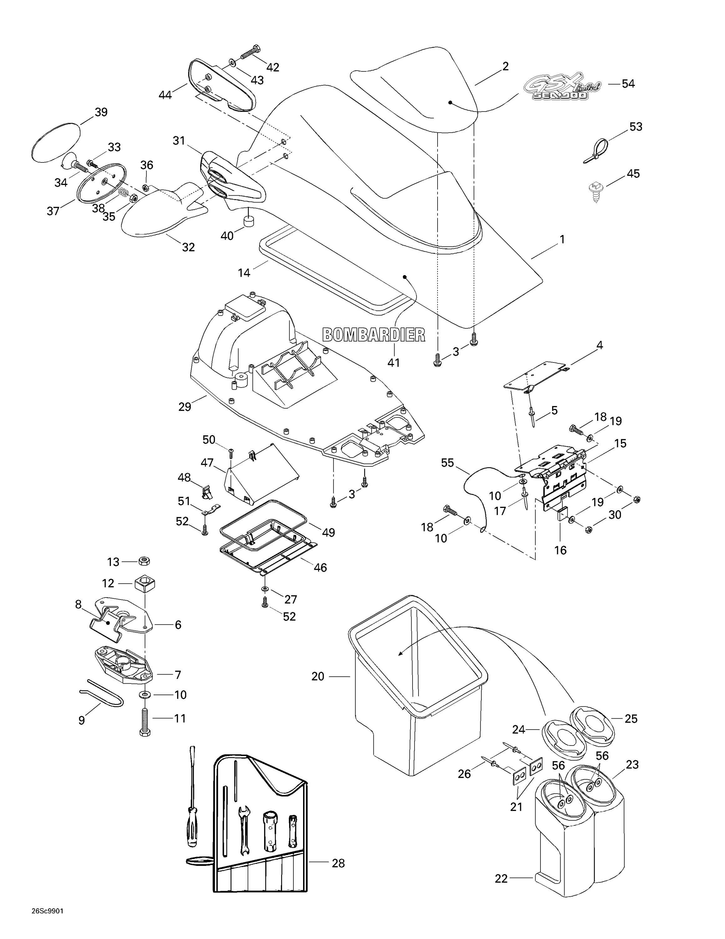 Front Storage Compartment