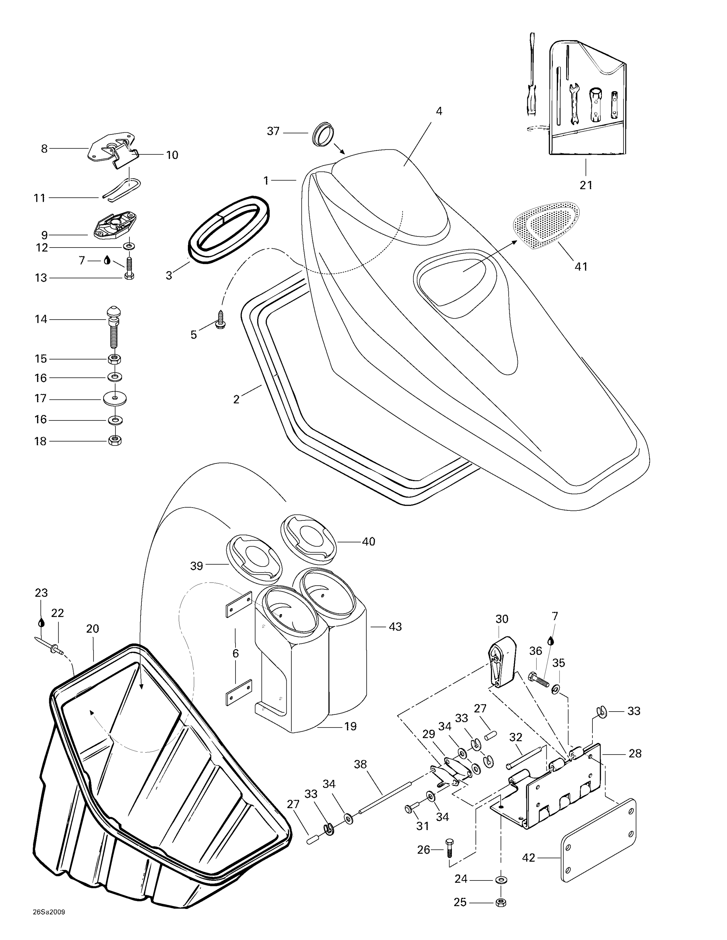 Front Storage Compartment