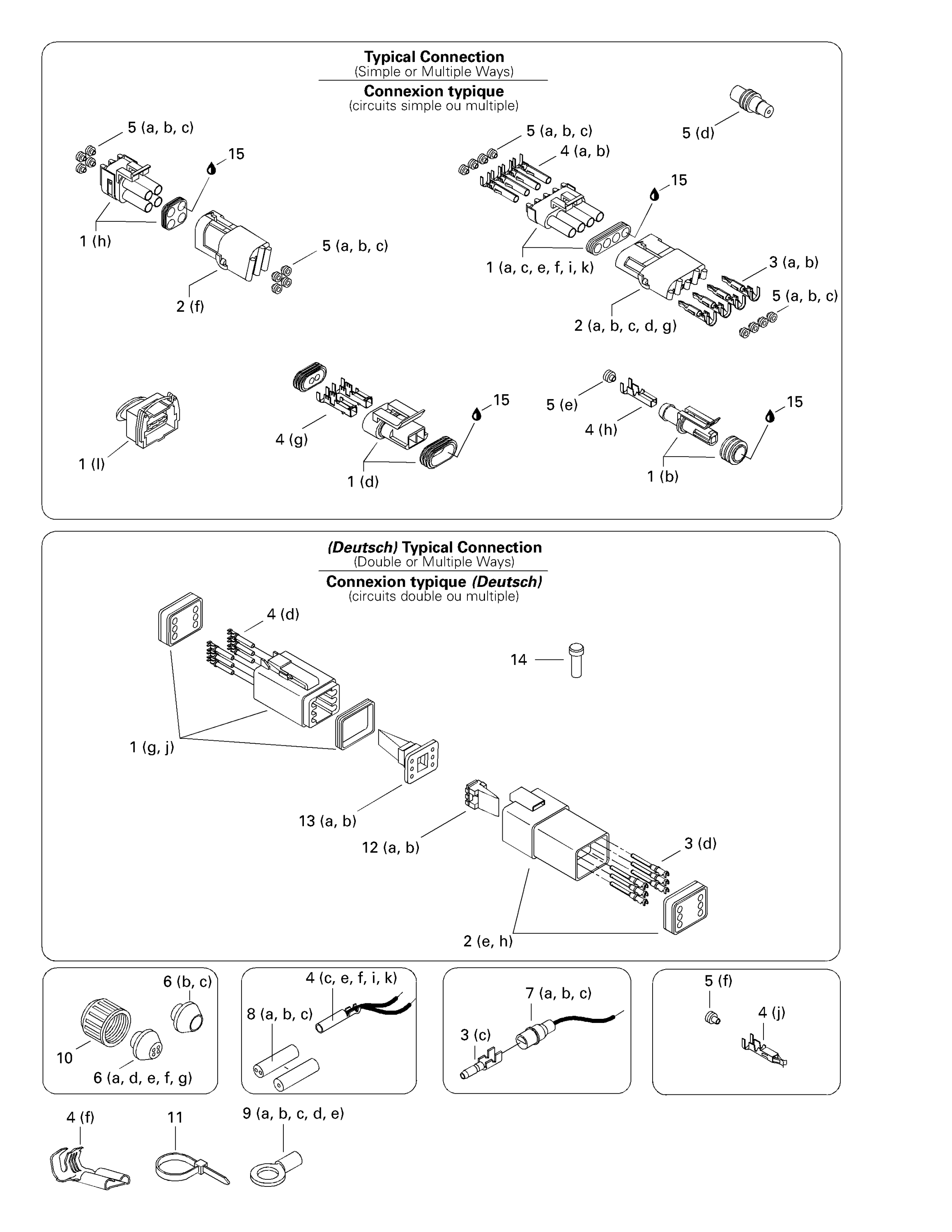 Typical электрооборудование Connections