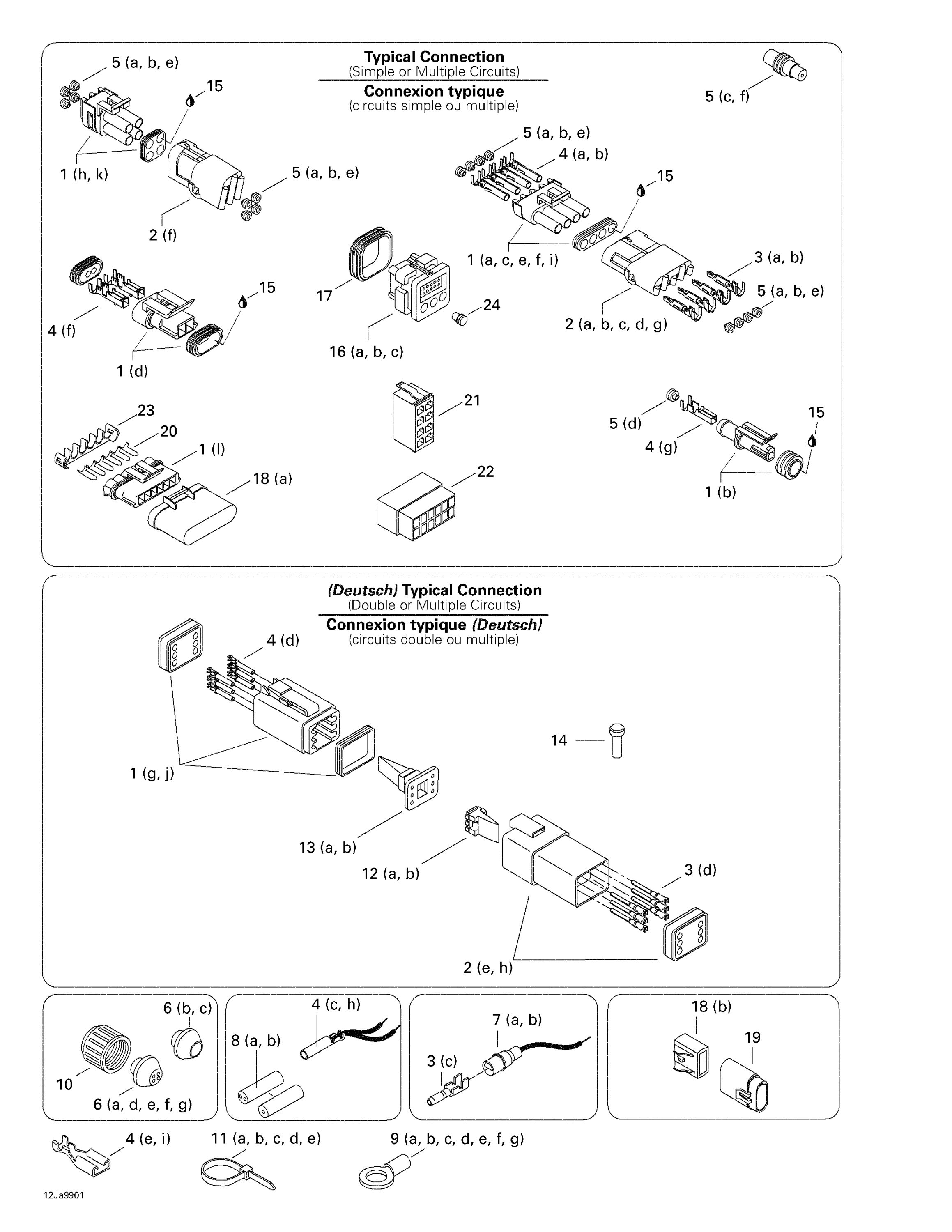 Typical электрооборудование Connections