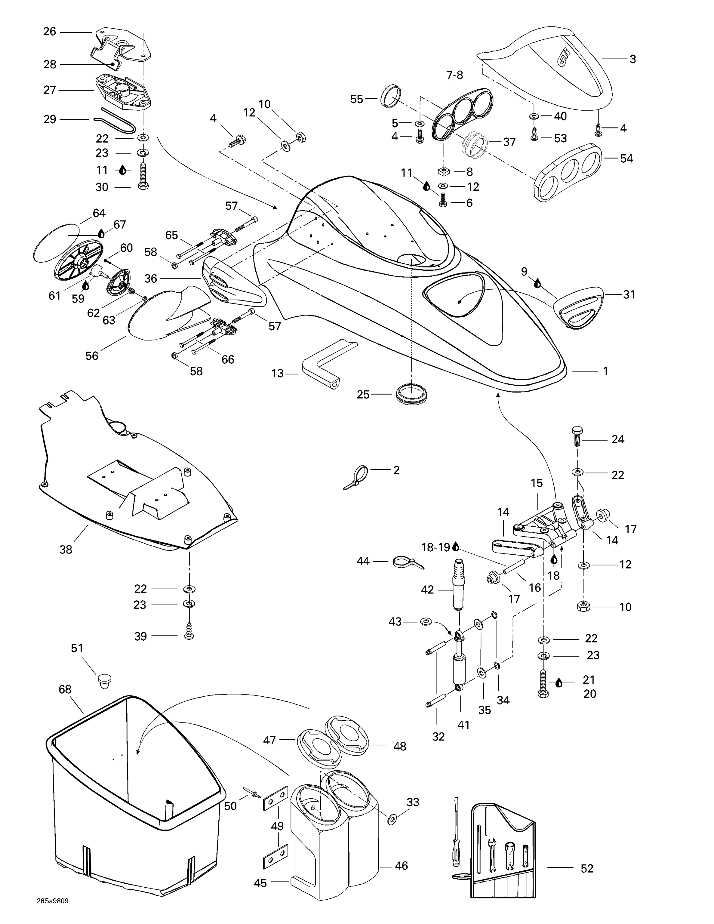 Front Storage Compartment