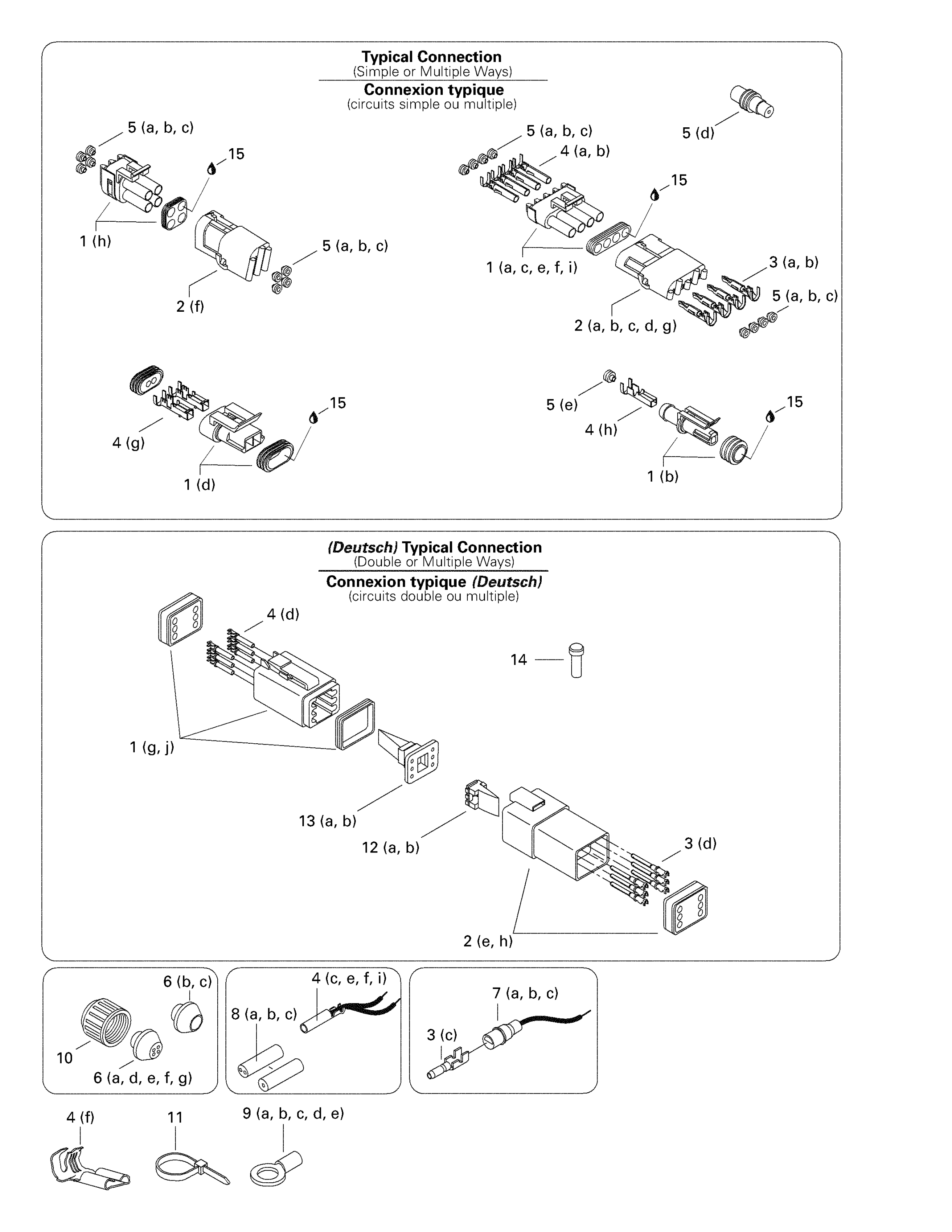 Typical электрооборудование Connections