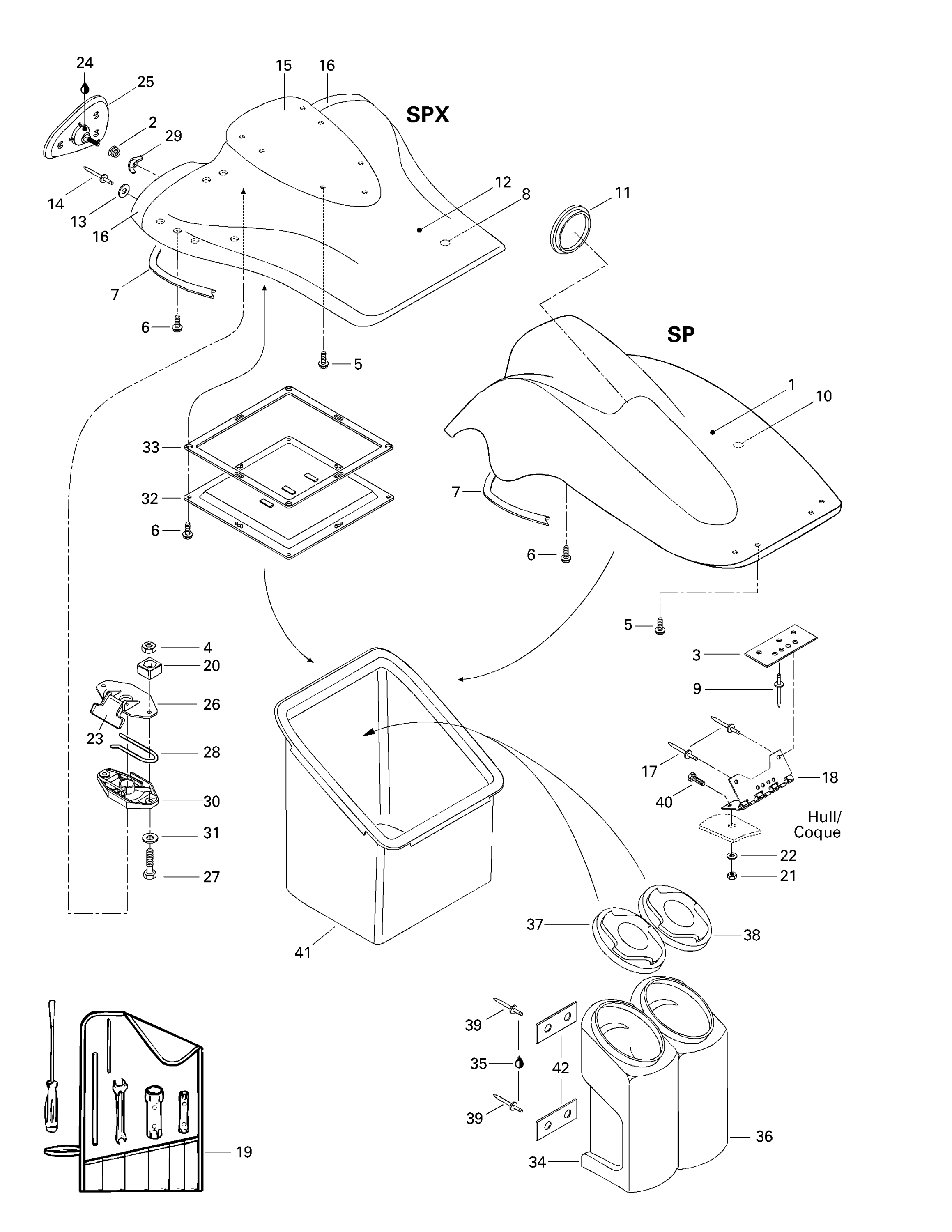 Front Storage Compartment