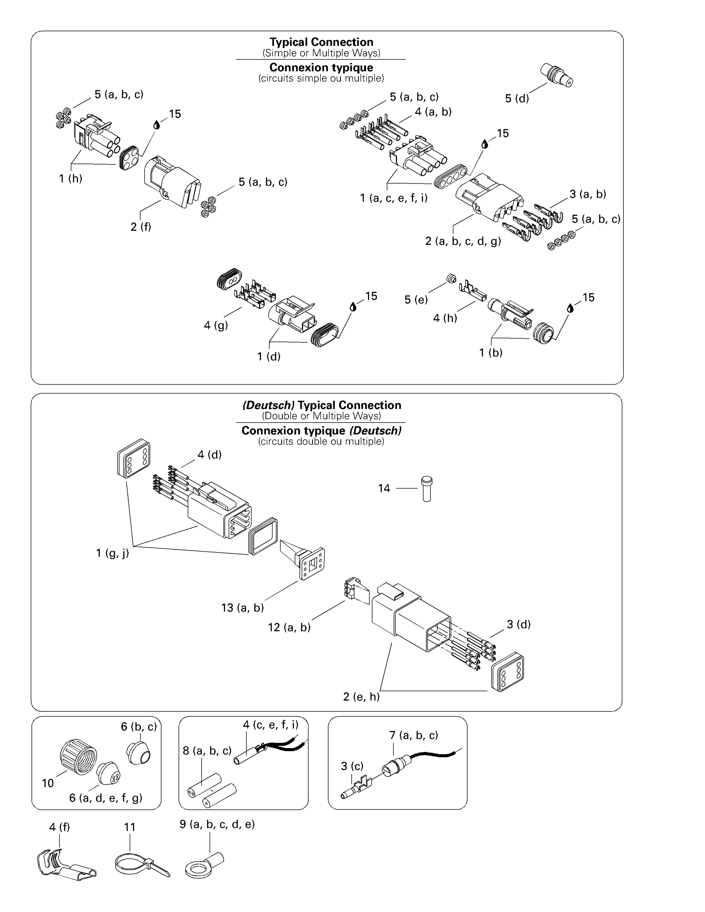 Typical электрооборудование Connections