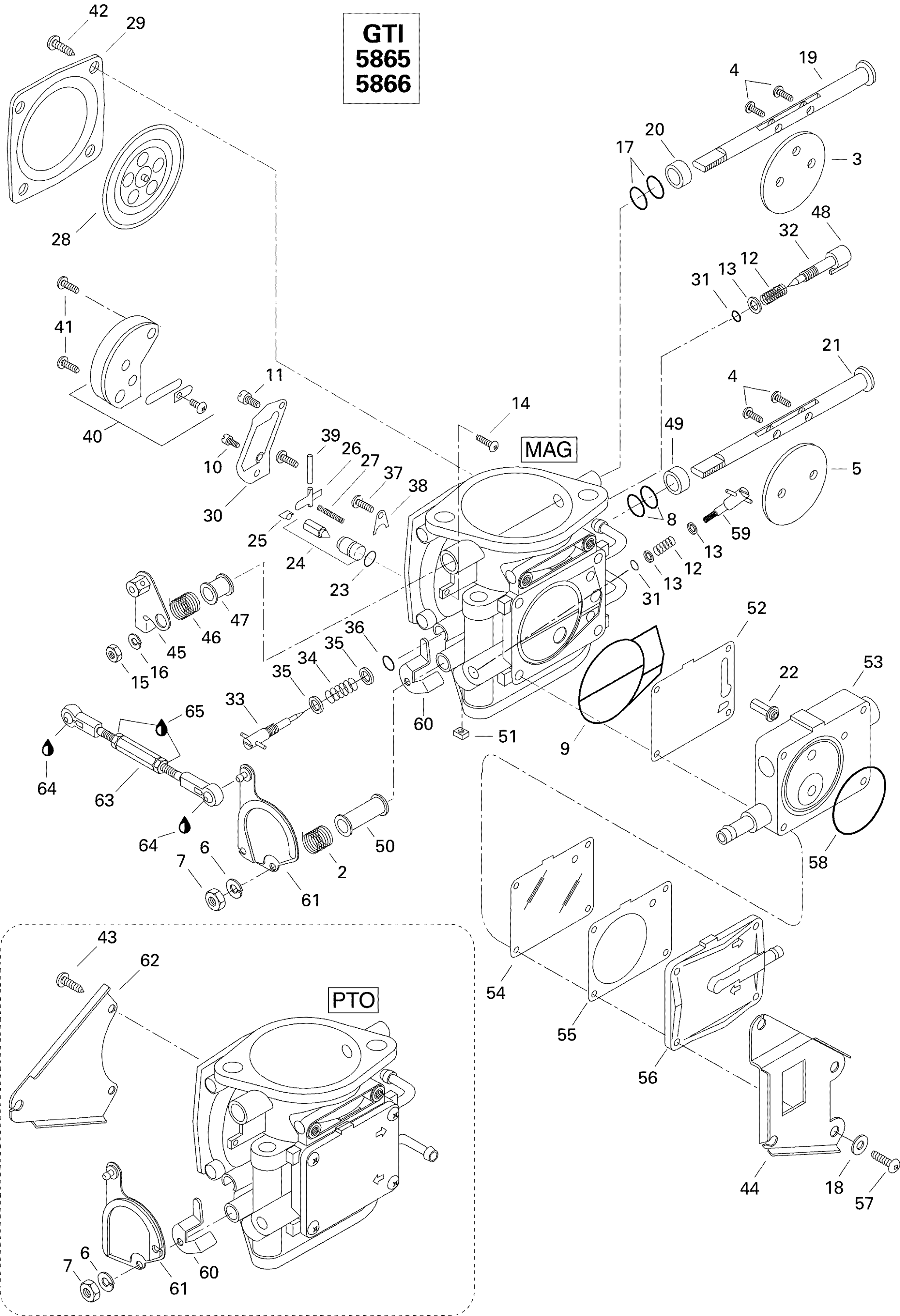 Carburetor PTO 717