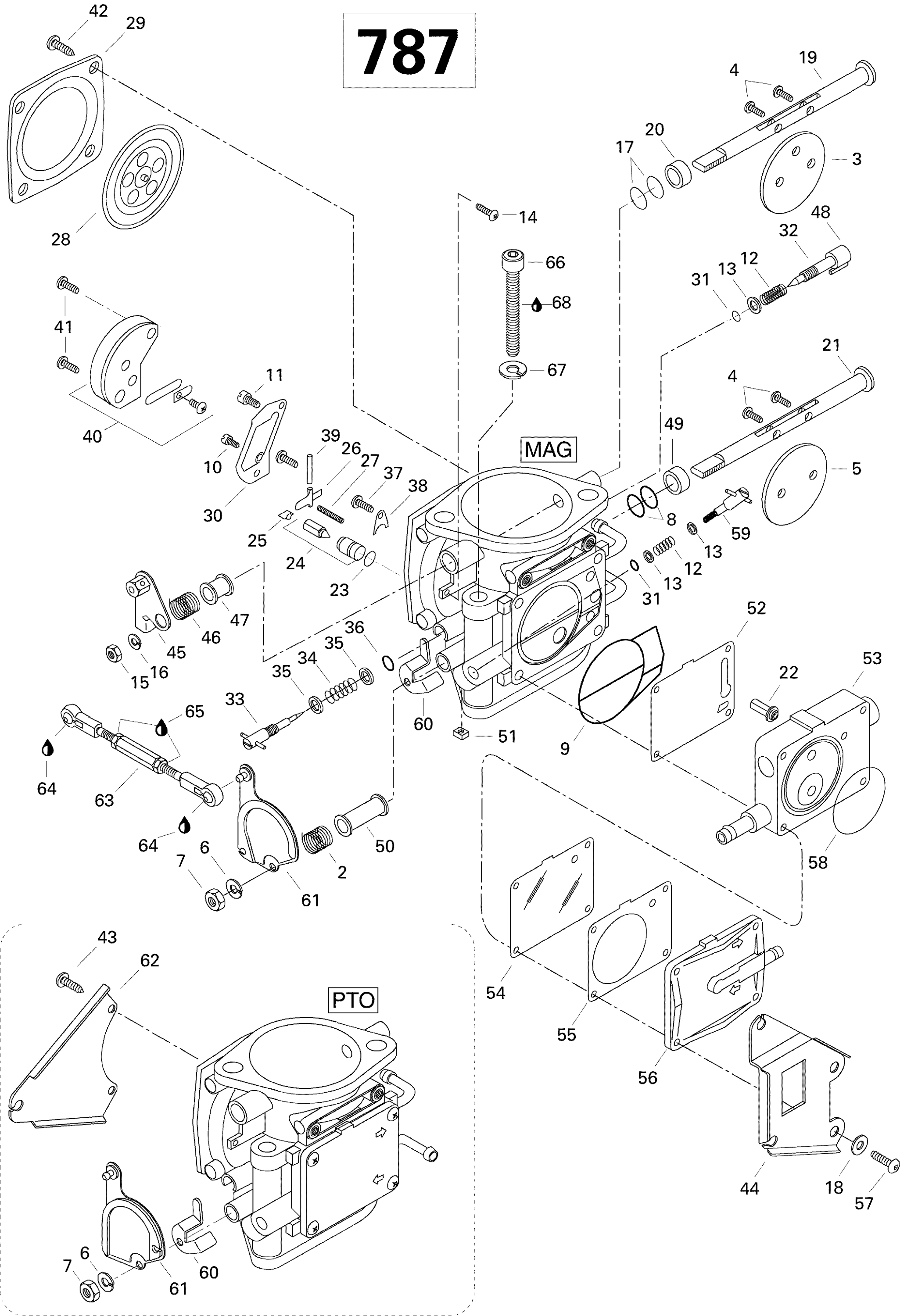 Carburetor PTO