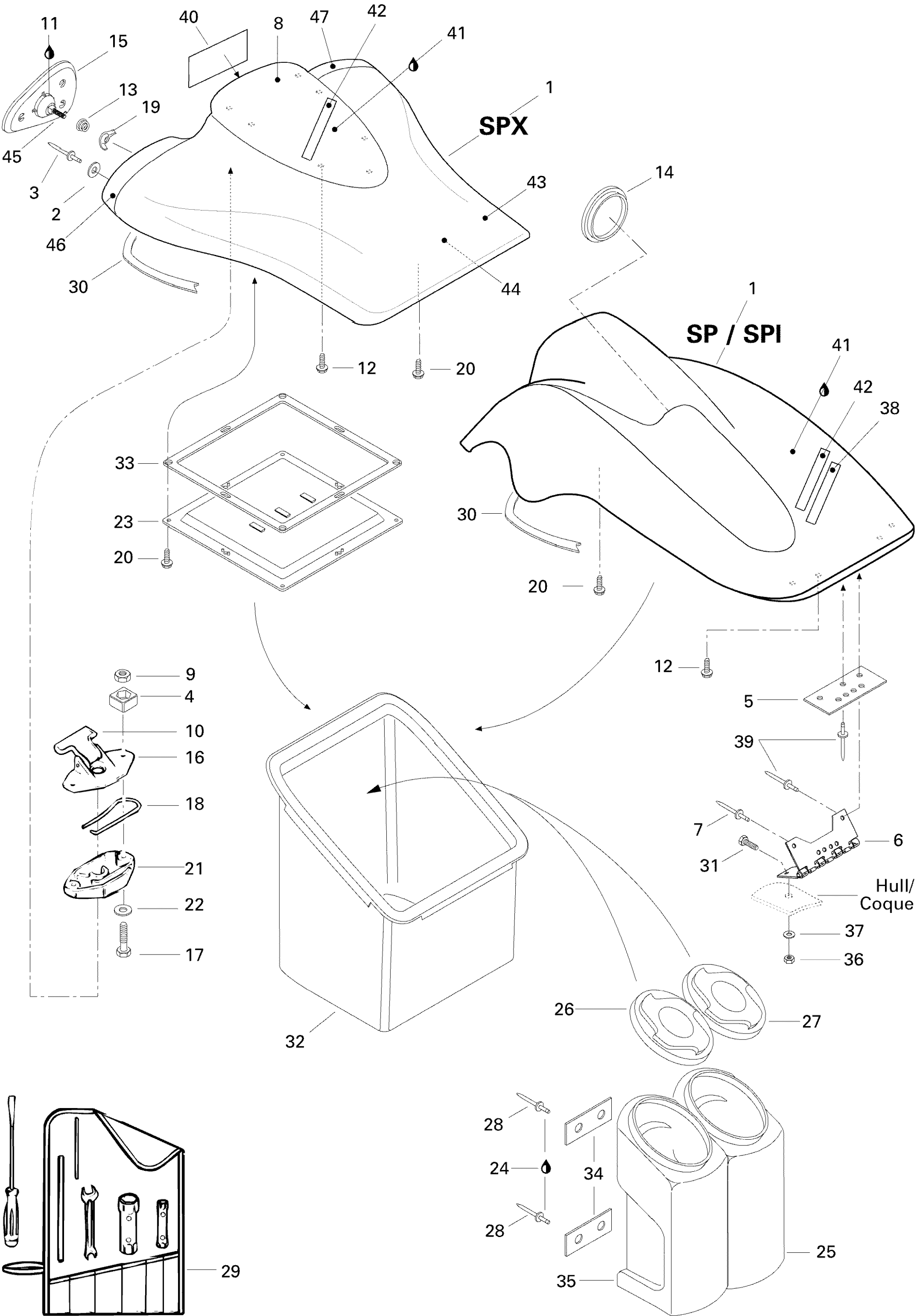 Front Storage Compartment SPX