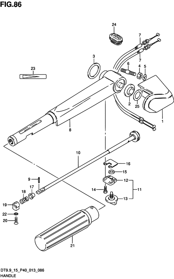 Рукоятка bars ((DT9.9K P36))