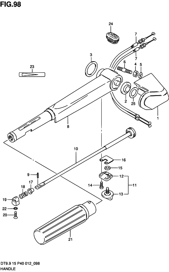 Рукоятка bars ((DT15K P36))