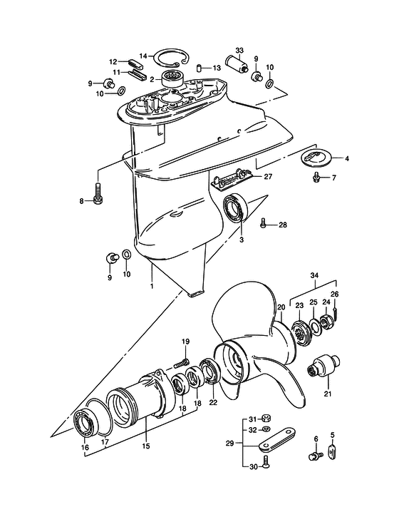 Корпус редуктора