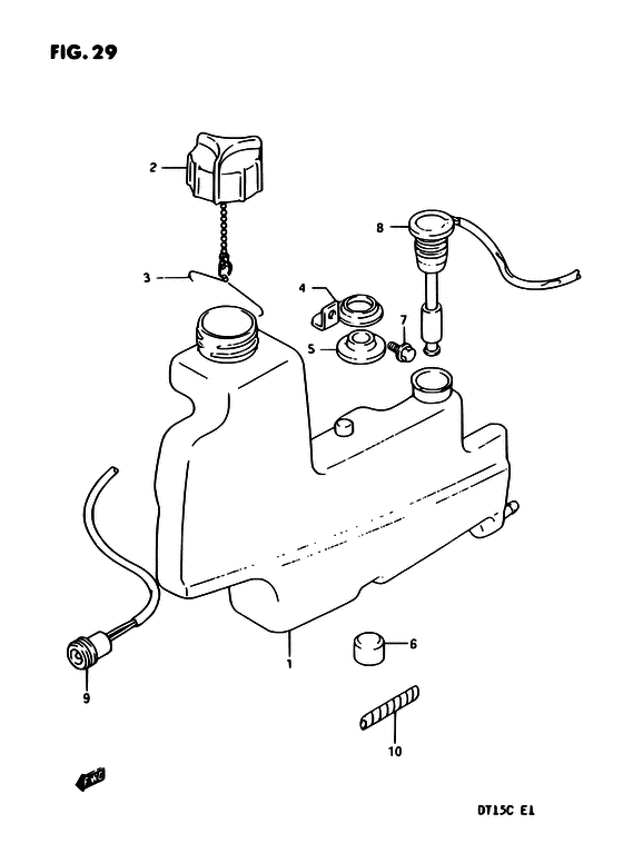 Бак масляный