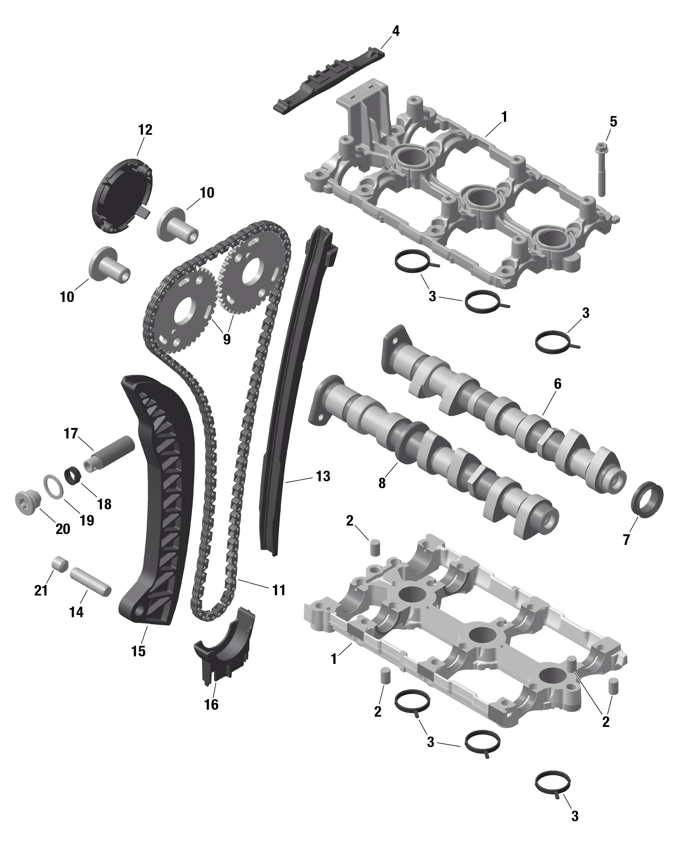 ROTAX клапанный механизм