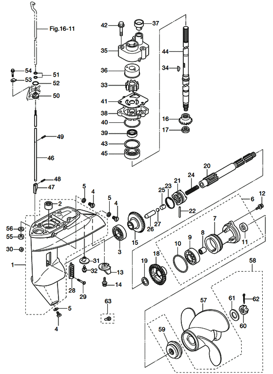 Lower unit