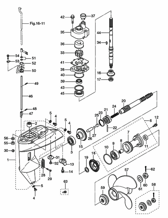 Lower unit