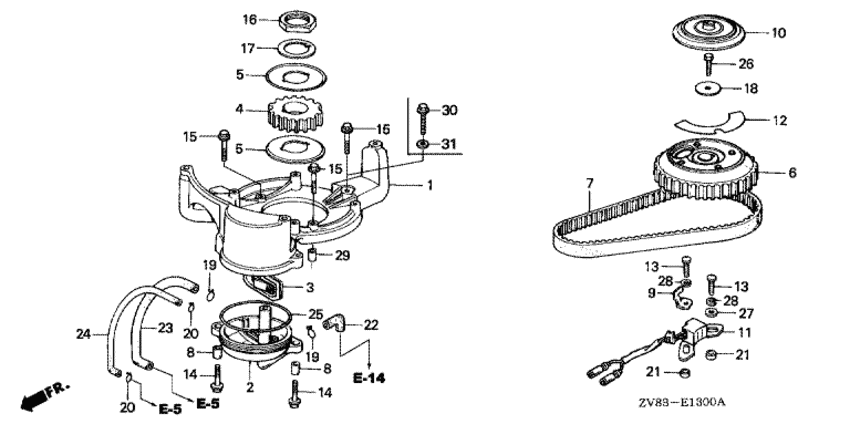 Belt timing