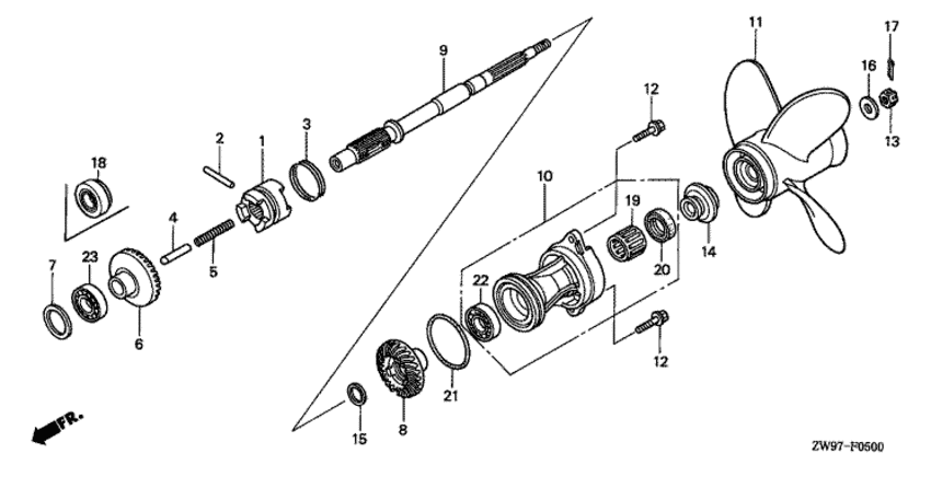 Гребной вал и Винт