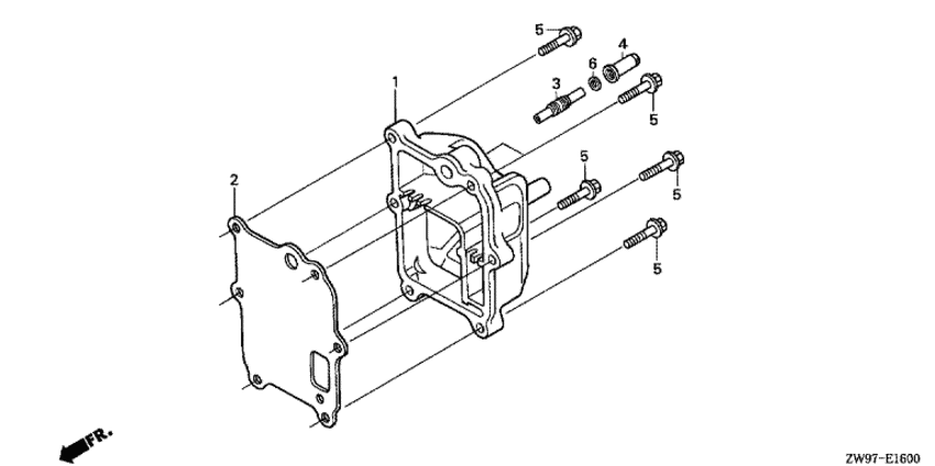 Выпускной chamber крышка