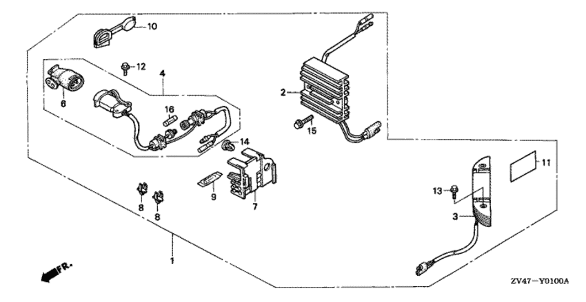 Charge receptacle комплект (6a)