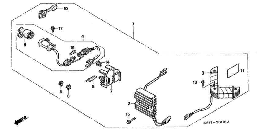 Charge receptacle комплект (10a)