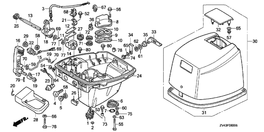 Масляный картер/двигатель крышка