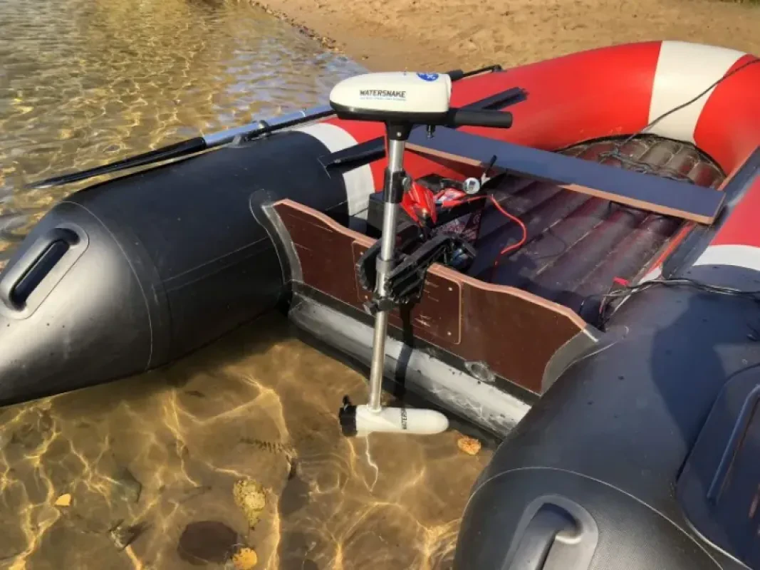 Jarvis Walker Электромотор для лодки ПВХ WaterSnake T24W Белый