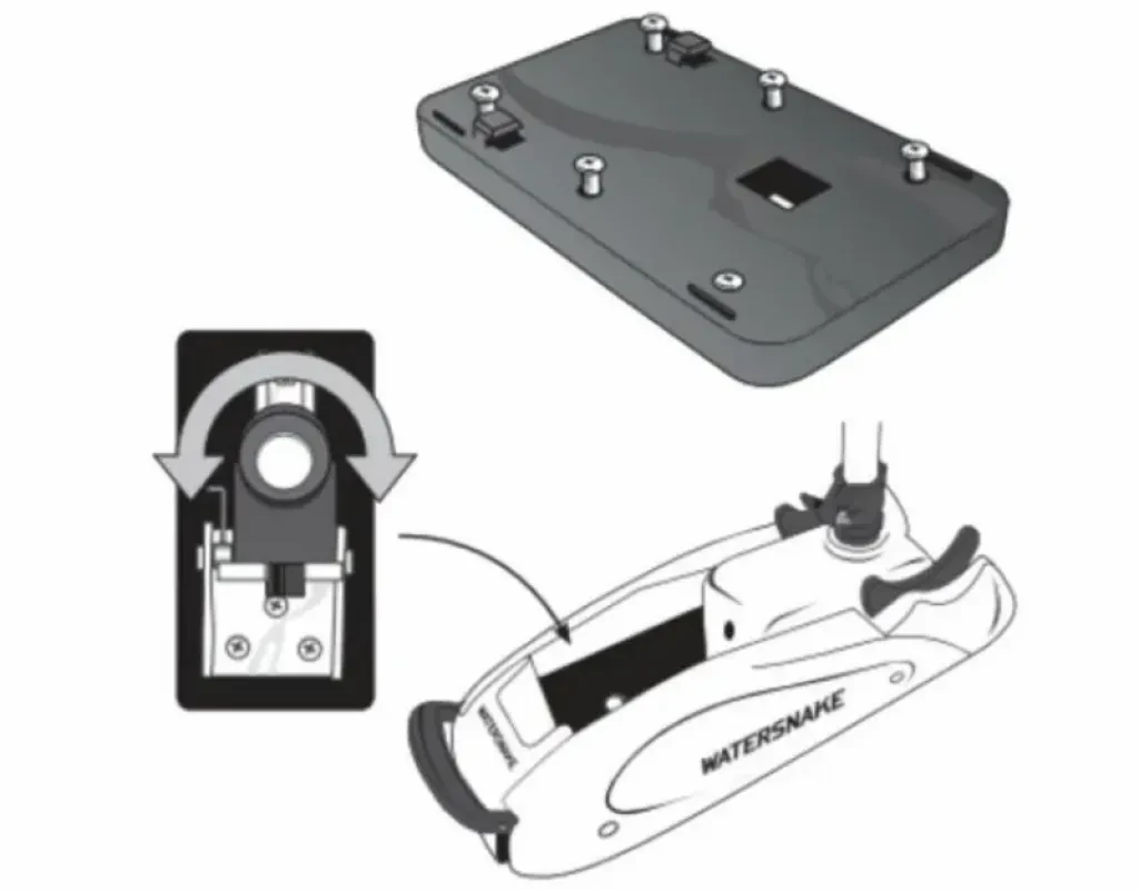 Jarvis Walker Лодочный электромотор WaterSnake SWTC54 / 48