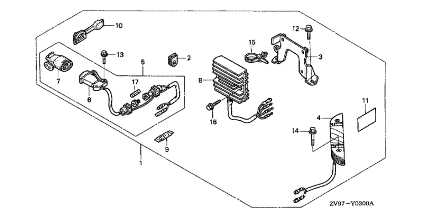 Charge receptacle комплект (6a)