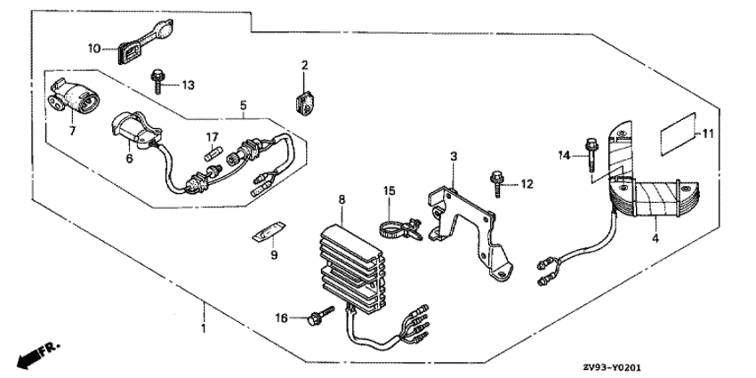 Charge receptacle комплект (10a)
