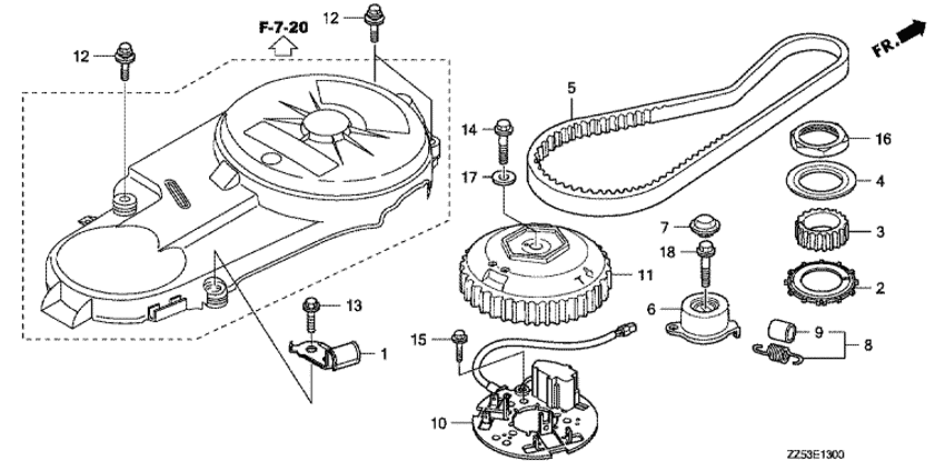 Belt timing