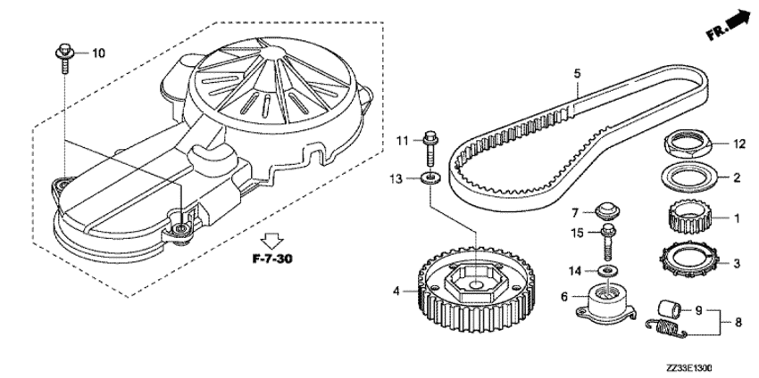 Belt timing