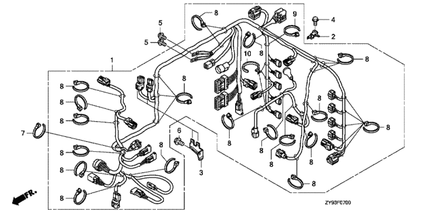 Коренной wire harness