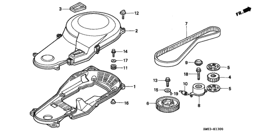 Belt timing