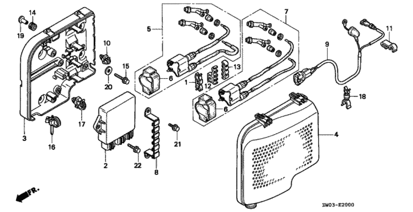 Катушка зажигания/c.d.i. unit