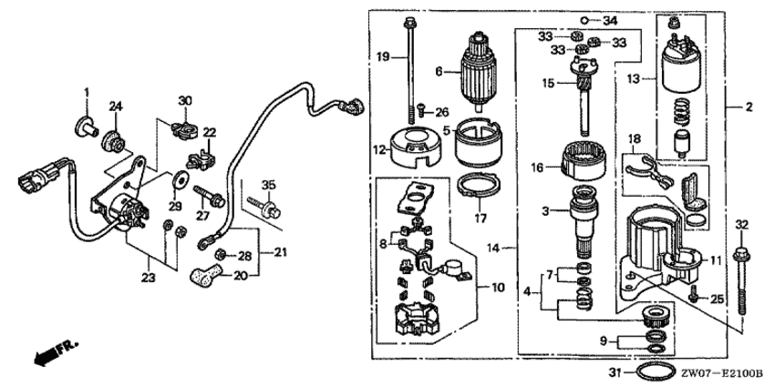 Стартер электрический