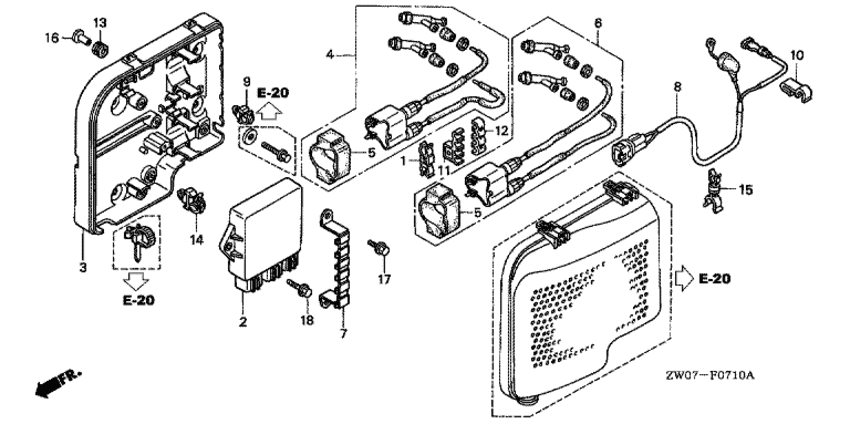 Катушка зажигания/c.d.i. unit