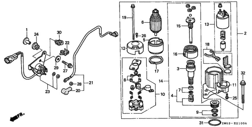 Стартер электрический