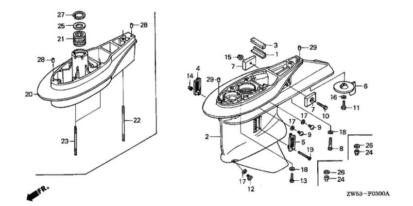 Корпус редуктора