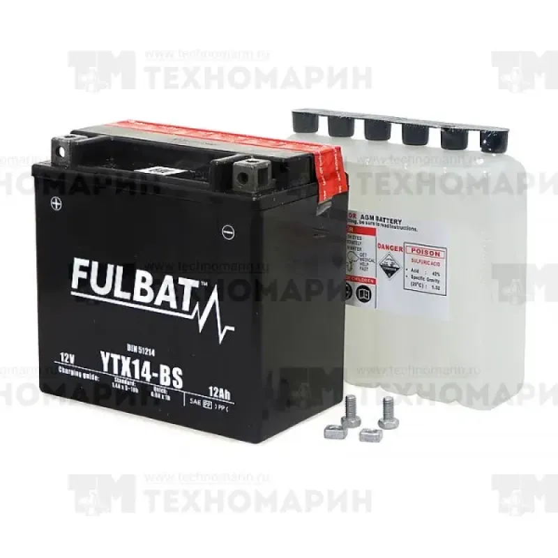 FULBAT Аккумулятор  (YTX14-BS)