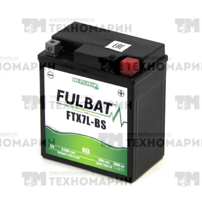 FULBAT Аккумулятор гелевый  (YTX7L-BS)