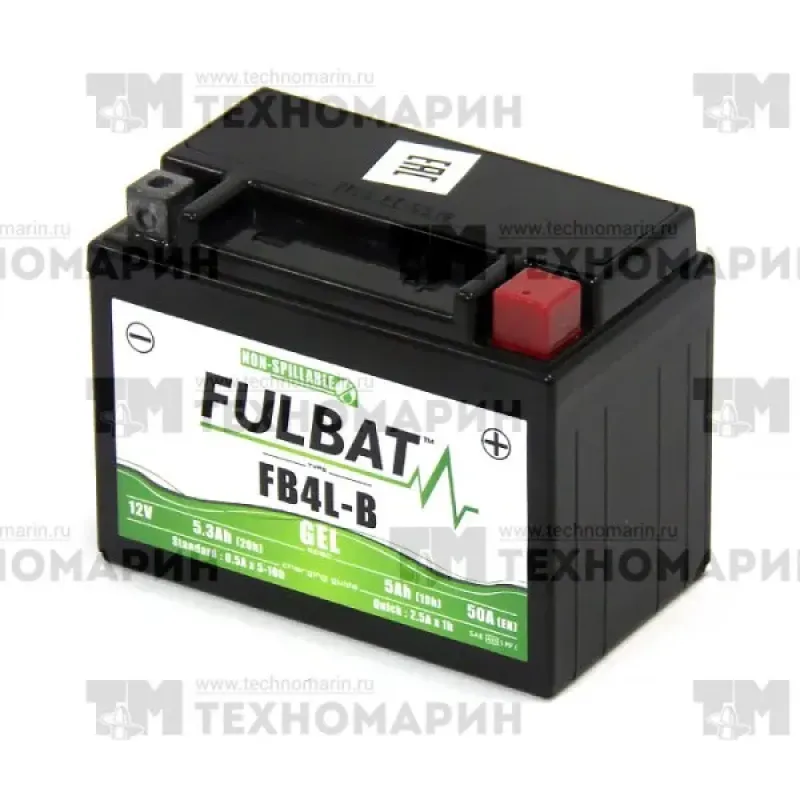 FULBAT Аккумулятор гелевый  (YB4L-B)